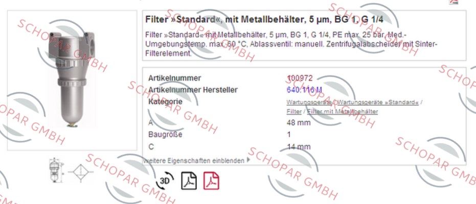 Riegler-P/N: 100977 Type: 650 E/M 