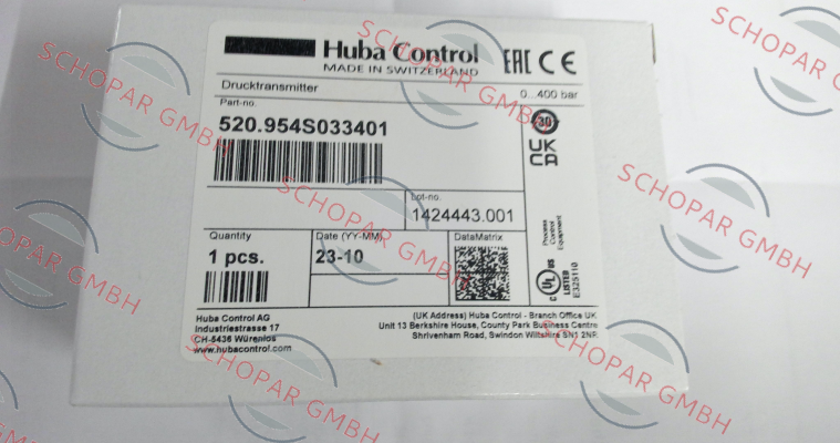 Huba Control-520.954S0334O1